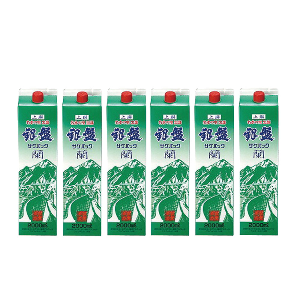 銀盤 名水 蘭 2000ml パック 6本【メーカー直入荷】富山県 黒部市 楽天市場】【送料無料】銀盤 上撰 名水蘭2000mlパック×6本