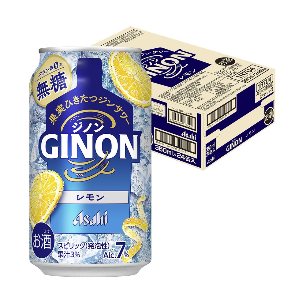 猫　2箱アサヒGINON ジノン 無糖 レモン 1.8Lペット×12本入り 猫様 2箱アサヒGINON ジノン 無糖 レモン 1.8Lペット×12本入り GINON