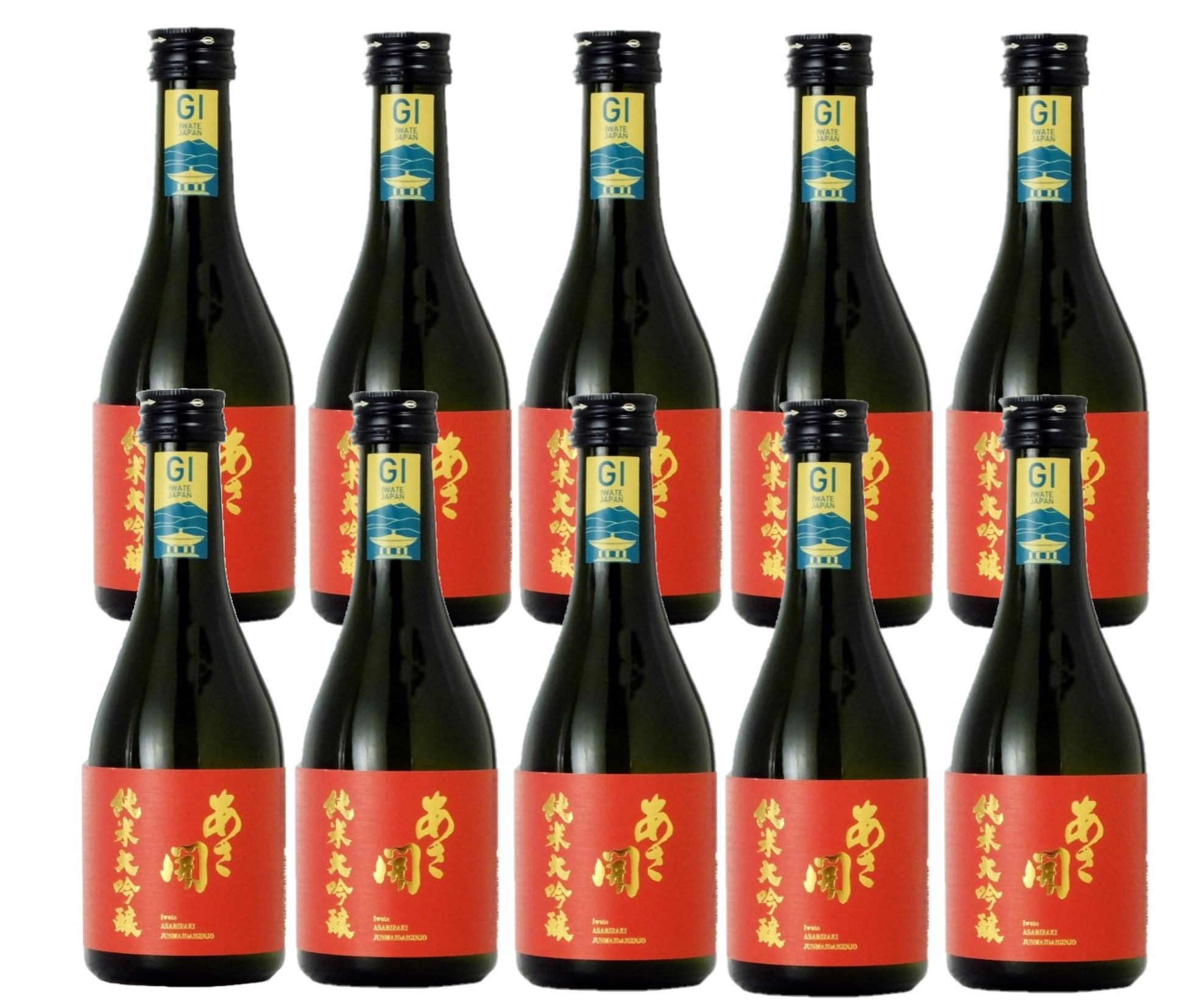 【モバイルユーザー限定先着最大3900円OFF】【送料無料】 日本酒 あさ開 純米大吟醸 赤ラベル 300ml×1ケース/10本 【北海道・沖縄県・東北・四国・九州地方は必ず送料がかかります】