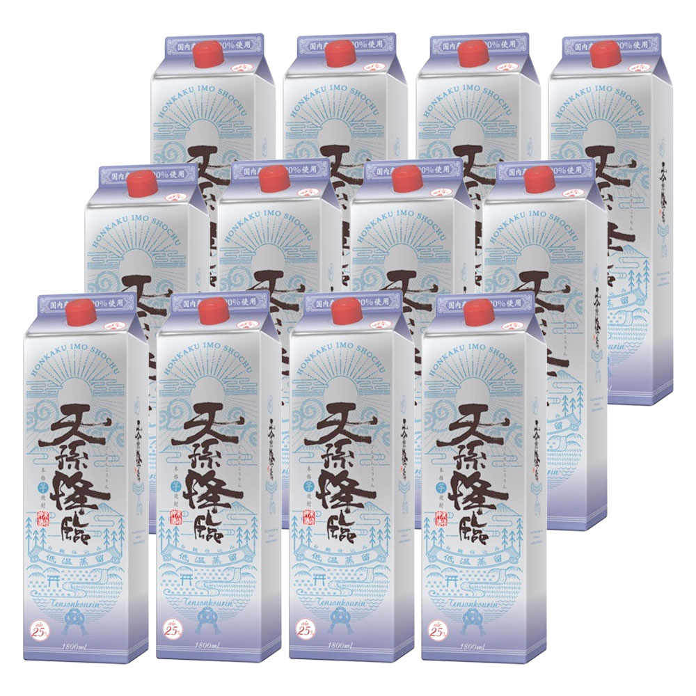 【最強配送】【送料無料】 神楽酒造 天孫降臨 芋 25度 パック 1800ml 1.8L×12本 【北海道・沖縄県・東北・四国・九州地方は必ず送料が掛かります】