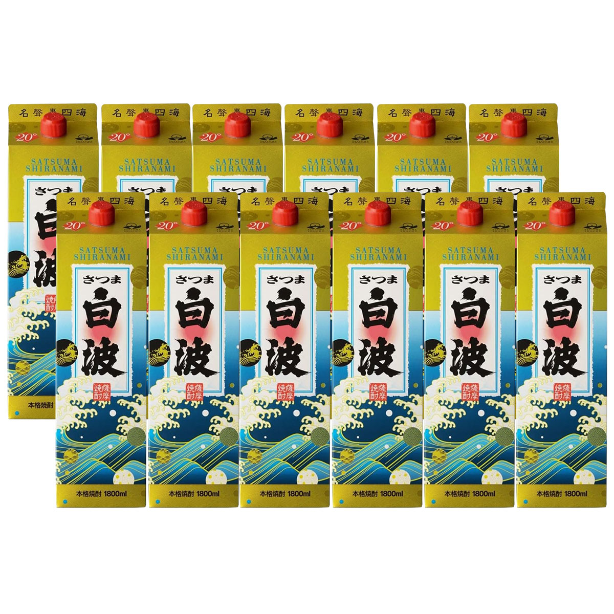じゅんさん専用（さつま白波 焼酎 25% 1800ml パック 6本入） Amazon.co.jp: さつま白波芋焼酎 25度 1800mlパック×6本 : 食品