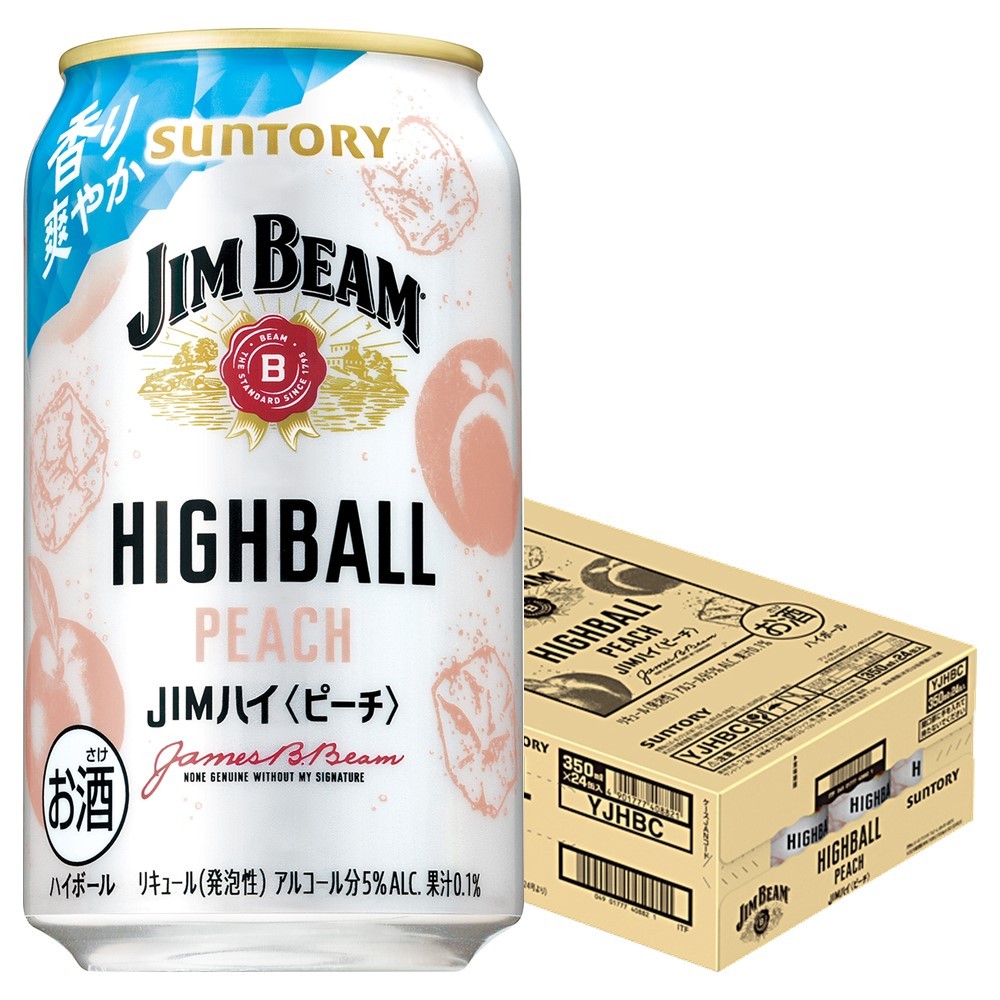 ジムビームハイボール　64本 350ml ジムビーム ハイボール 350ml缶 商品情報（カロリー・原材料