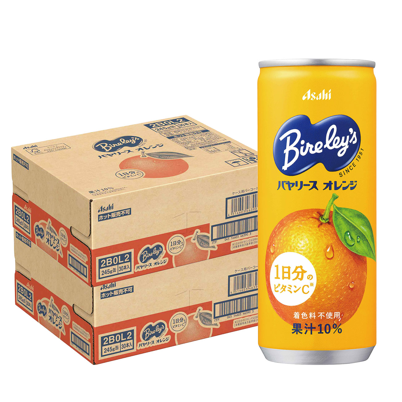 専用　バヤリースオレンジジュース 3ケース／30本入り 楽天市場】アサヒ飲料 バヤリース すっきりオレンジ 245ml缶（30