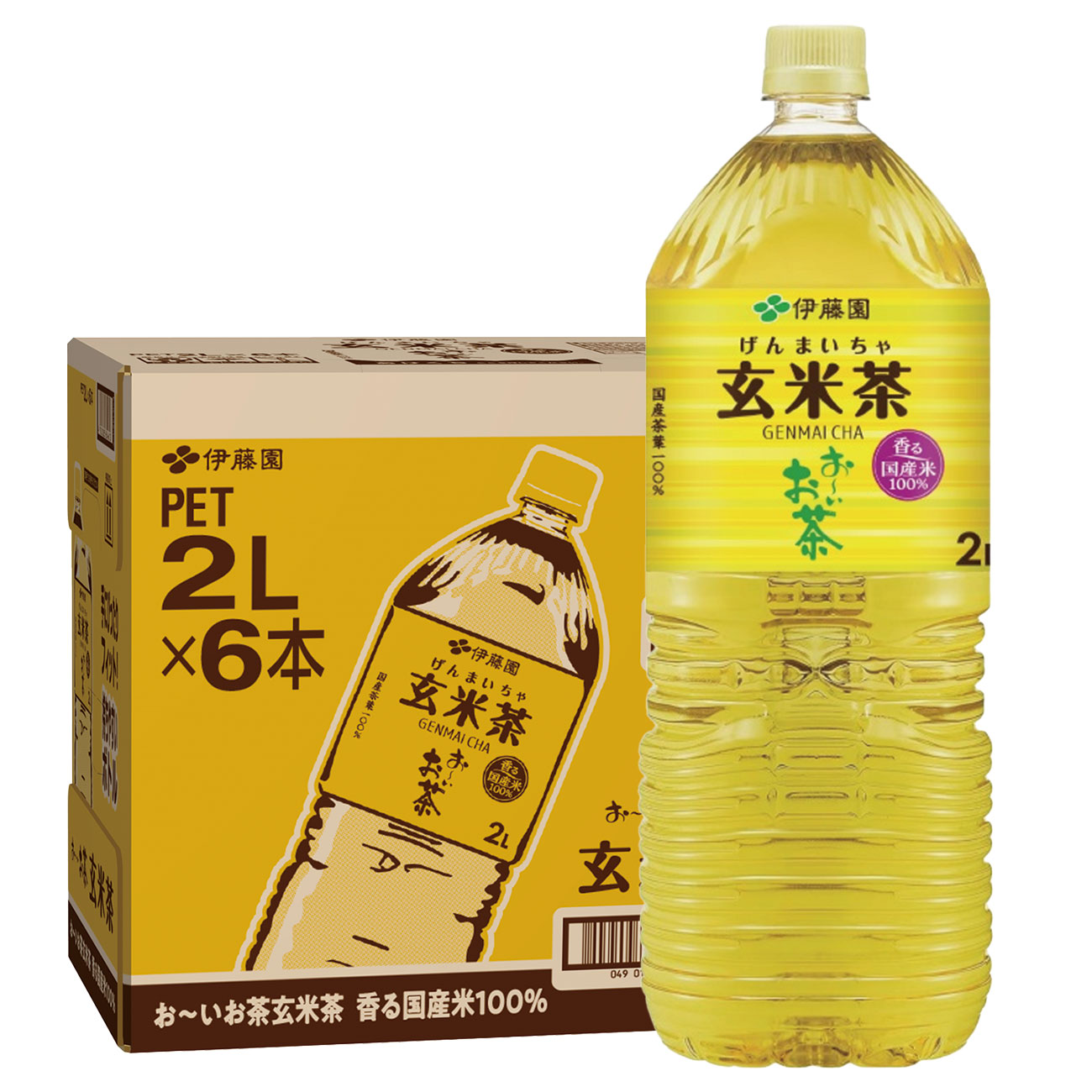 ☆お茶目♡♡ページ☆ 伊藤園 おーいお茶 玄米茶 2L 1セット（12本） お茶 緑茶 ペット