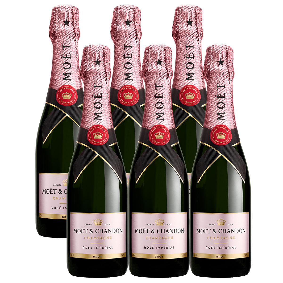 MOËT & CHANDON ロゼ インペリアル　750 6本入 MOET＆CHANDON モエ・エ・シャンドン 正規公式店 ロゼ アンぺ