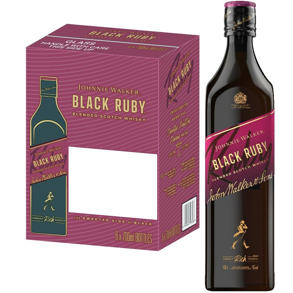 ジョニーウォーカー ブラックルビー 6本セット 送料無料 ジョニーウォーカー ブラックルビー 40度 700ml ケース