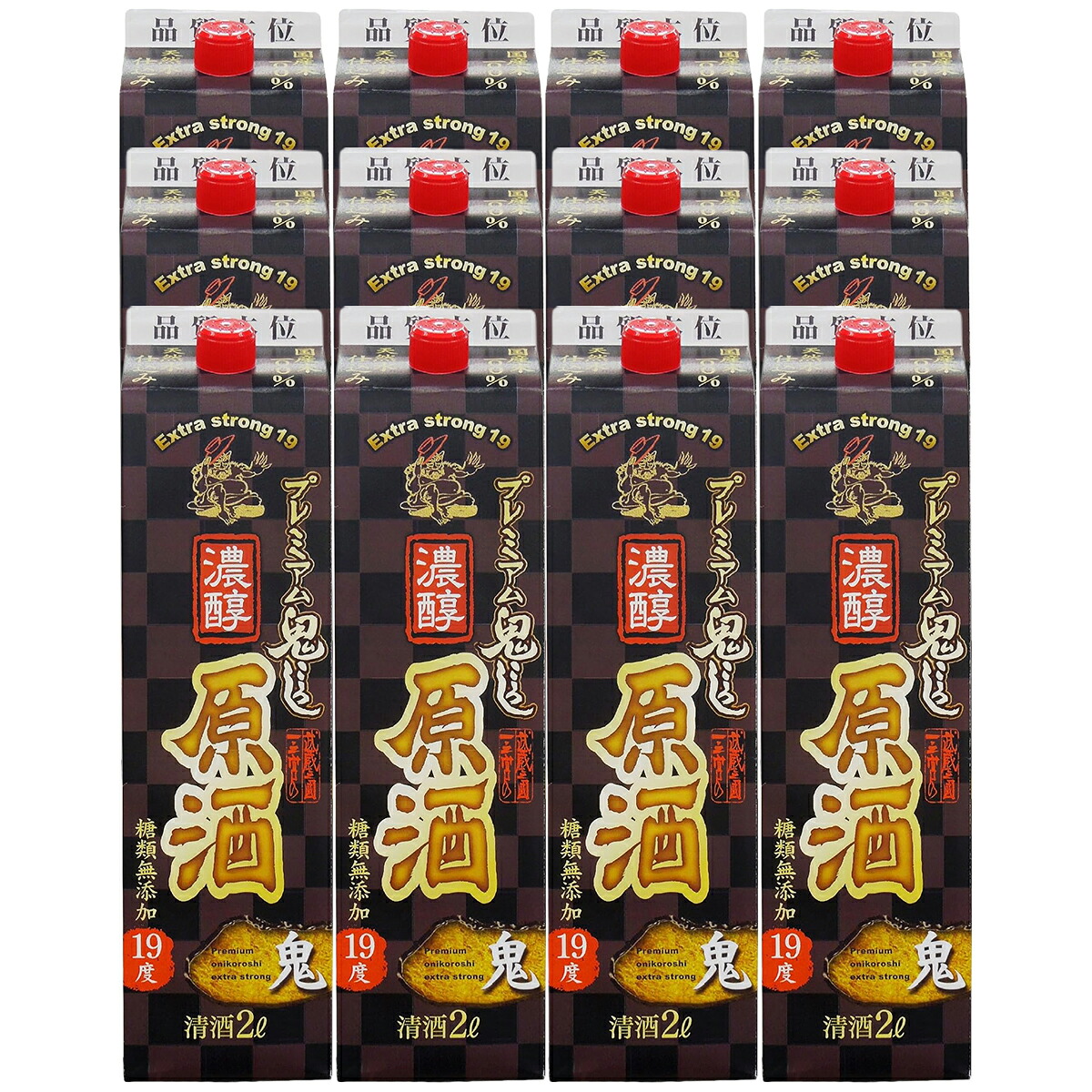 【モバイルユーザー限定先着最大3900円OFF】【送料無料】 小山本家 プレミアム鬼ころし 濃醇原酒 19度 2000ml 2L×12本 【北海道・沖縄県・東北・四国・九州地方は必ず送料が掛かります】