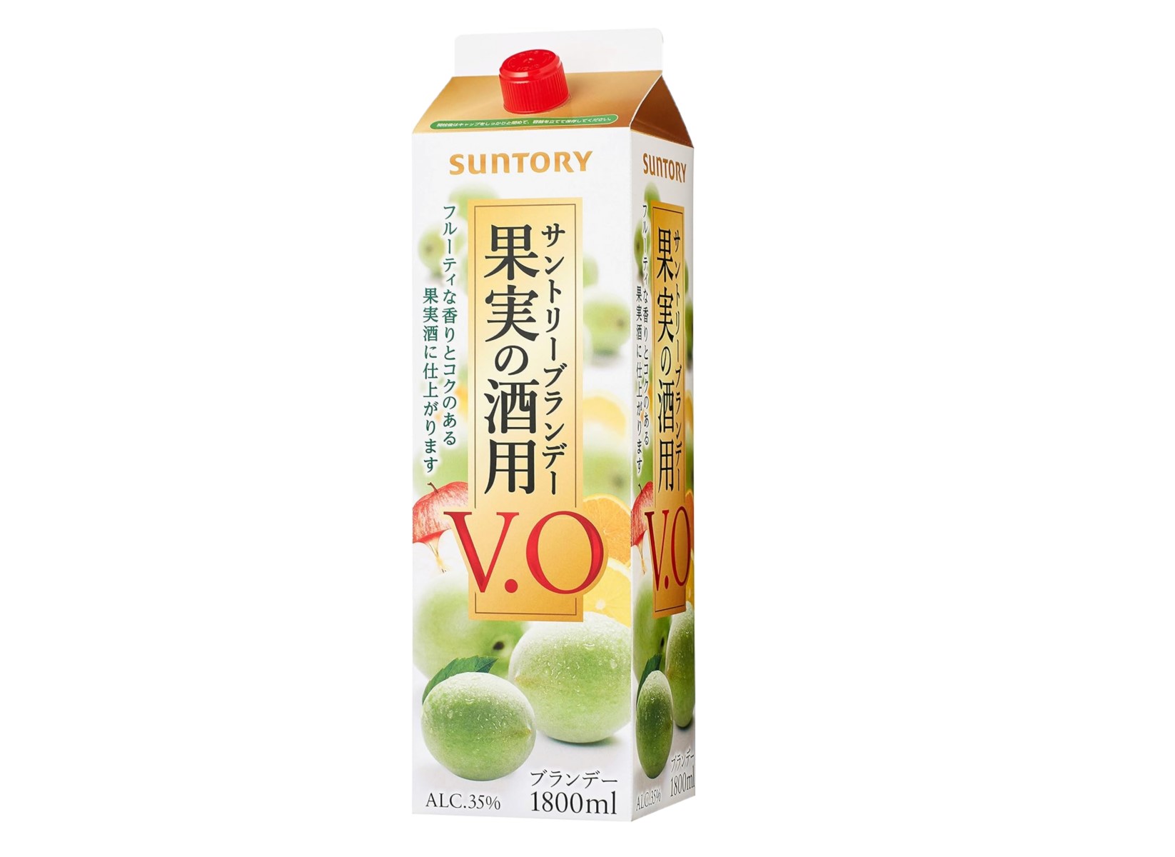 楽天市場】サントリー 果実の酒用ブランデー V.O 35度 1800ml 紙