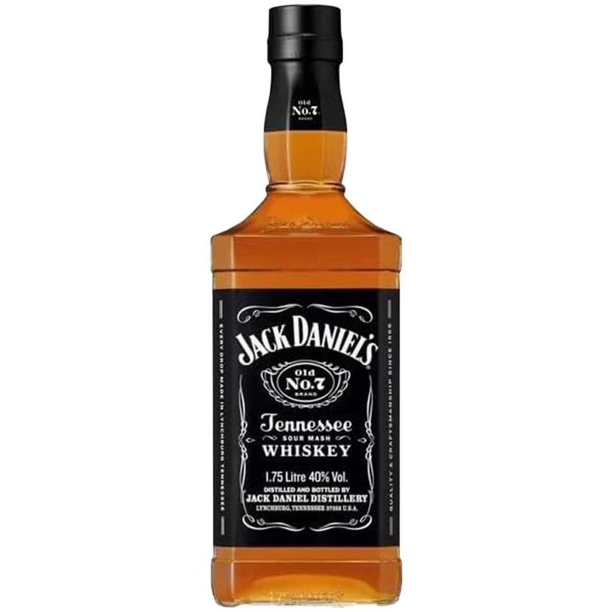 楽天市場】ジャック ダニエル ブラック 1750ml 瓶【テネシーウイスキー