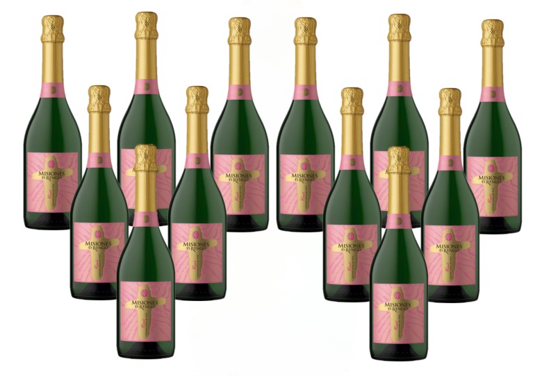 【モバイルユーザー限定先着最大3900円OFF】【送料無料】 ミシオネス ロゼ スパークリング 750ml×12本 [チリ/泡/ロゼ/やや甘口] 12,779円