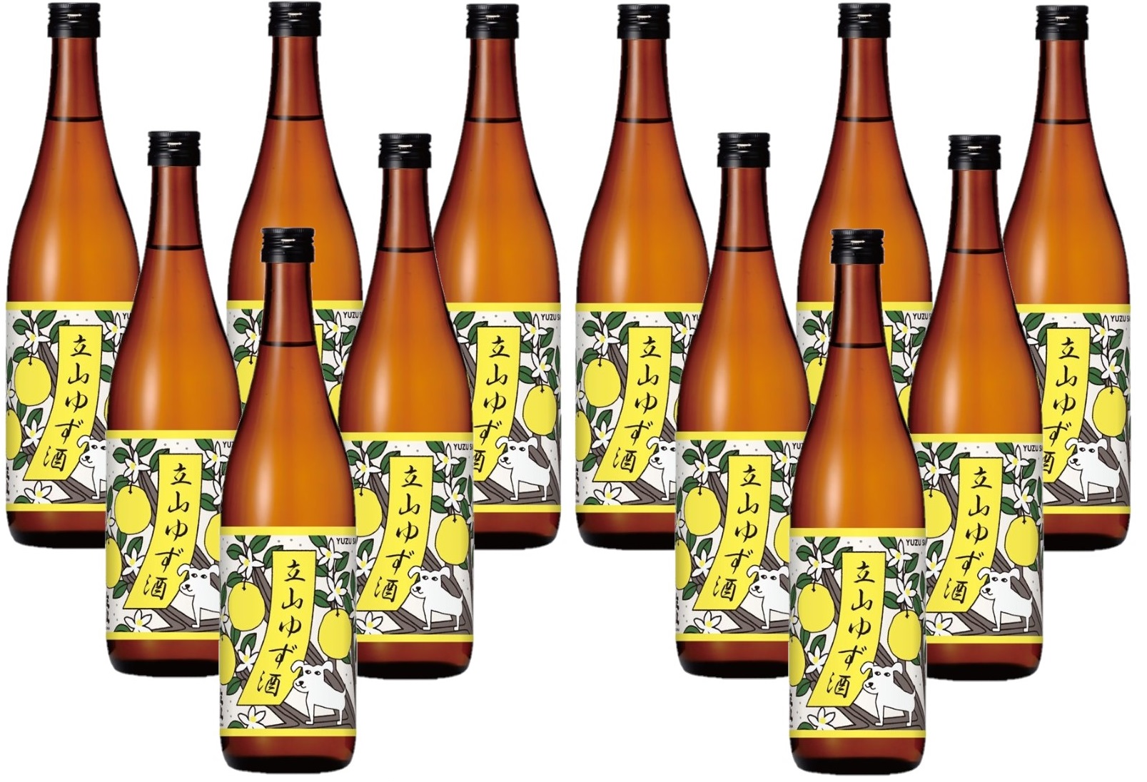 4/20限定P4倍 【送料無料】 富山県 立山酒造 立山 ゆず酒 720ml×12本 【一部地域送料無料対象外】