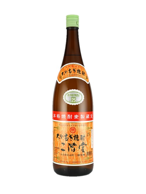 楽天市場】二階堂酒造 むぎ焼酎 二階堂 25度 瓶 1800ml 麦焼酎 大分 1