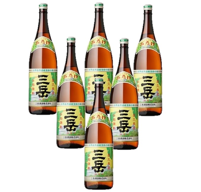 楽天市場】芋焼酎 三岳 25度 1.8L びん 6本 セット 三岳酒造 送料無料