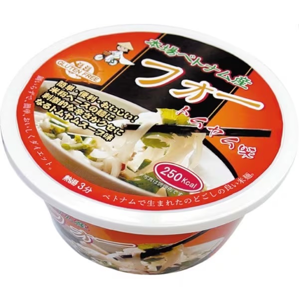 【送料無料】<br>インターフレッシュ Green フォー 米粉麺 トムヤム味 ボウル・専用フォーク付き 65g×2ケース/48個<br>グルテンフリー カップ麺