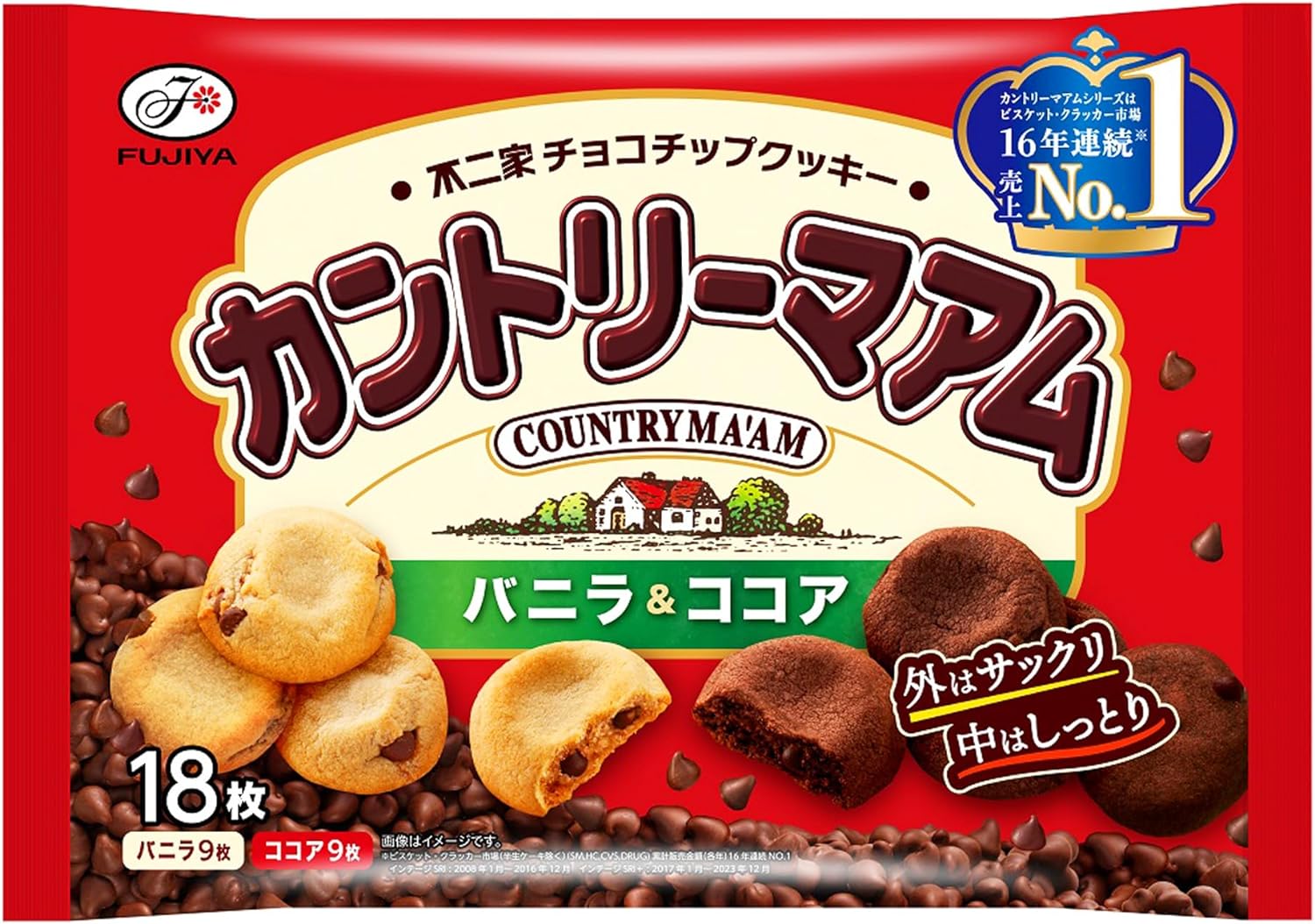 楽天市場】☆単品販売☆【不二家】18枚カントリーマアム バニラ