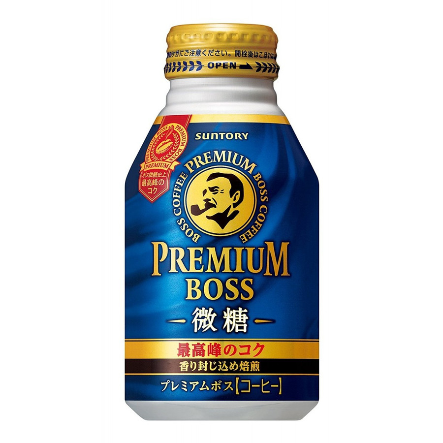 楽天市場 送料無料 サントリー プレミアムボス 微糖 260ml 2ケース リカーboss 楽天市場店