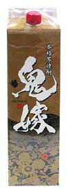 【最強配送】【送料無料】 岩川醸造 鬼嫁 芋 25度 パック 1800m 1.8L×6本/1ケース 【北海道・沖縄県・東北・四国・九州地方は必ず送料が掛かります。】
