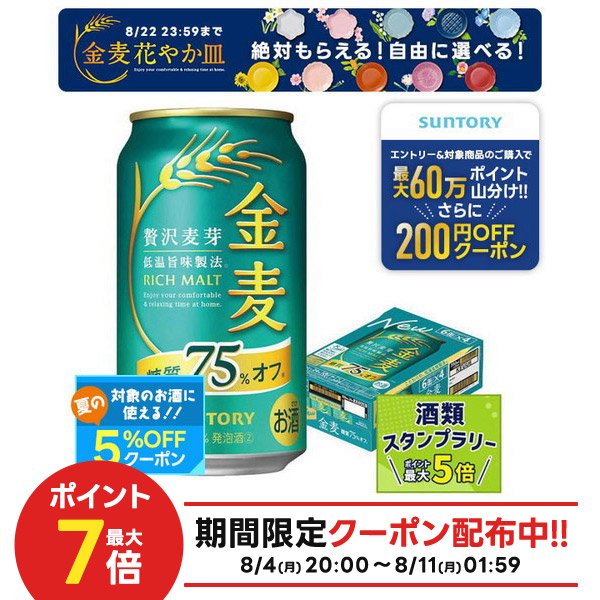 楽天市場】【最強配送】【送料無料】 サントリー 金麦 350ml×1