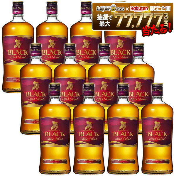 楽天市場】【送料無料】 ブラックニッカ クリア 37度 箱なし 700ml 12