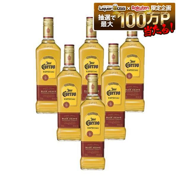 【送料無料】【正規品】クエルボ エスペシャル ゴールド 40度 750ml&times;6本【一部地域は送料無料対象外】｜リカーBOSS 店