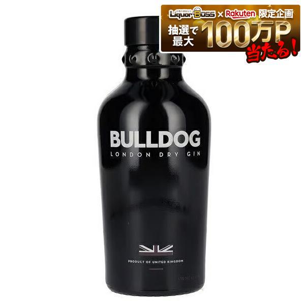 【送料無料】【並行輸入品】BULLDOG LONDON ブルドッグ ロンドン DRY GIN ドライ ジン 40度 700ml&times;6本【北海道・東北・四国・九州・沖縄県は必ず送料がかかります】｜リカーBOSS 店