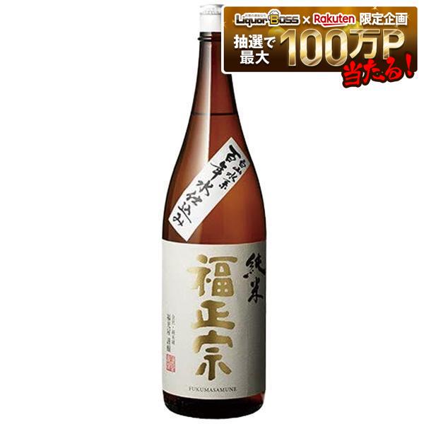【送料無料】福光屋 日本酒 福正宗 純米酒 1800ml 1.8L&times;6本【北海道・東北・四国・九州・沖縄県は必ず送料がかかります】｜リカーBOSS 店