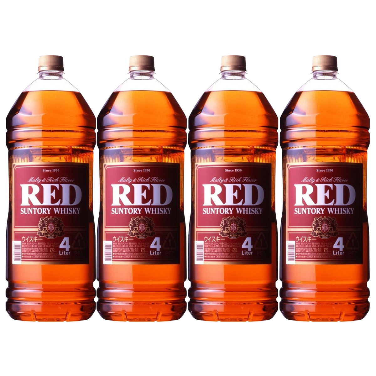 楽天市場】サントリーウイスキー レッド 39度 4000ml ペット