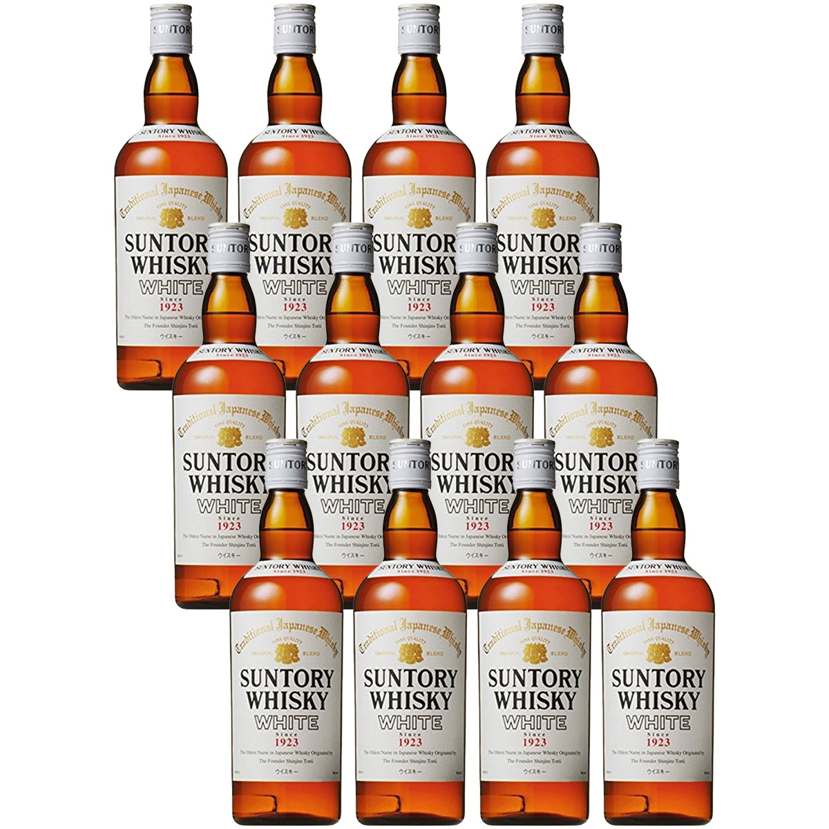【送料無料】 サントリー ウイスキー ホワイト 640ml 12本 【北海道・沖縄県・東北・四国・九州地方は必ず送料が掛かります】 11,460円