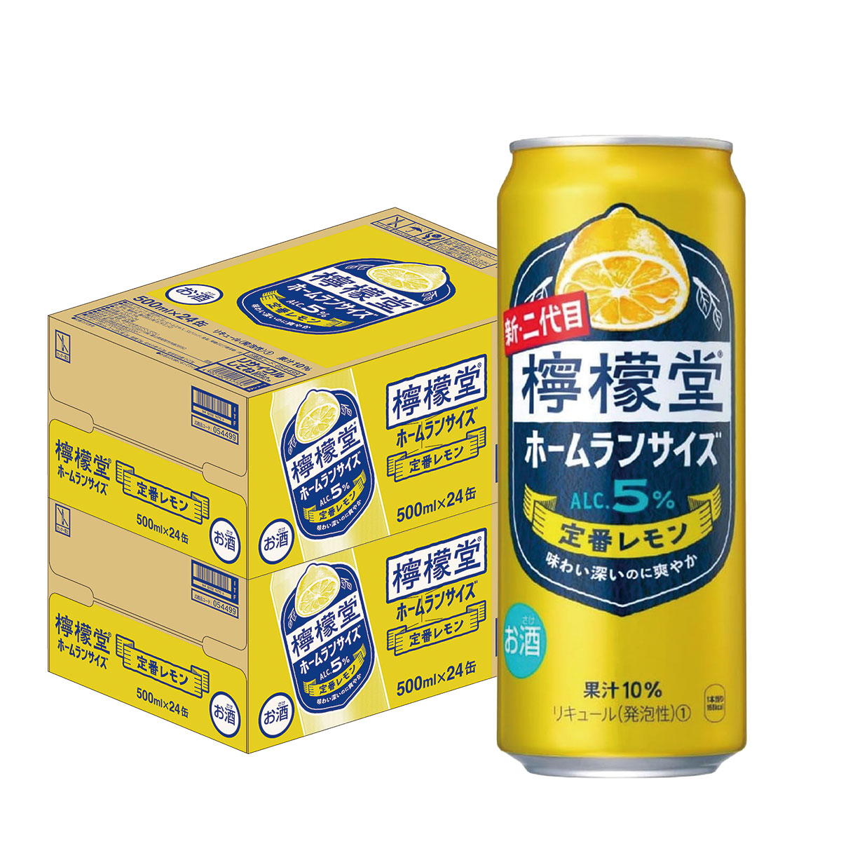 楽天市場】檸檬堂 レモン濃いめ ホームランサイズ 500ml×24本（1