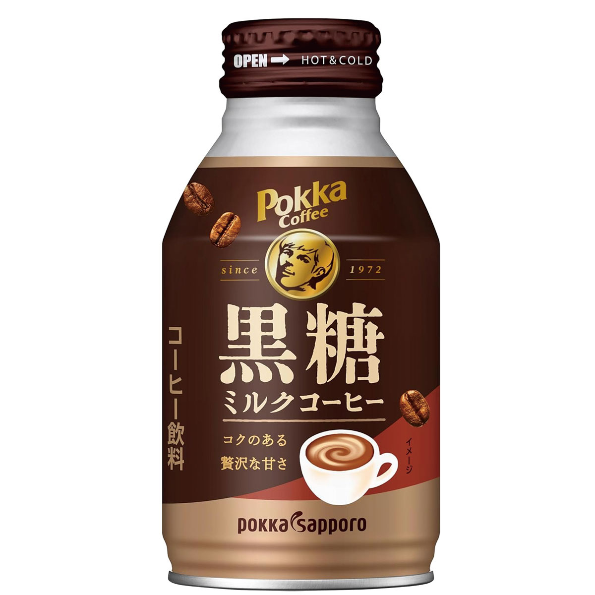 【モバイルユーザー限定先着最大3900円OFF】【送料無料】 ポッカサッポロ 黒糖ミルクコーヒー 260g×2ケース/48本 コーヒー 珈琲 黒糖