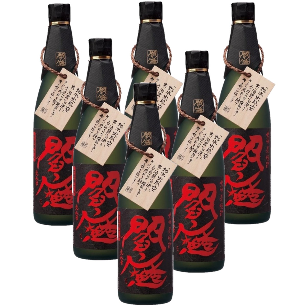 【モバイルユーザー限定先着最大3900円OFF】【送料無料】 老松酒造 本格麦焼酎 閻魔 えんま 黒閻魔 25度 720ml×1ケース/6本 【北海道・沖縄県・東北・四国・九州地方は必ず送料がかかります】 麦焼酎 焼酎 大分 黒