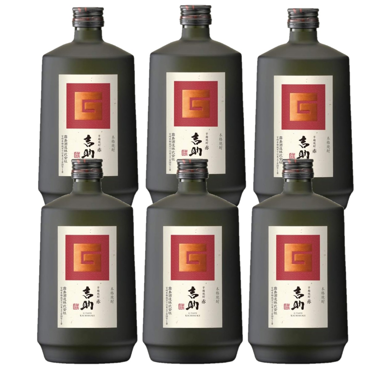 【送料無料】 霧島酒造 芋麹焼酎 吉助〈赤〉 25度 720ml×1ケース/6本 【北海道・沖縄県・東北・四国・九州地方は必ず送料がかかります】 芋麹 本格焼酎 芋焼酎 霧島 7,099円