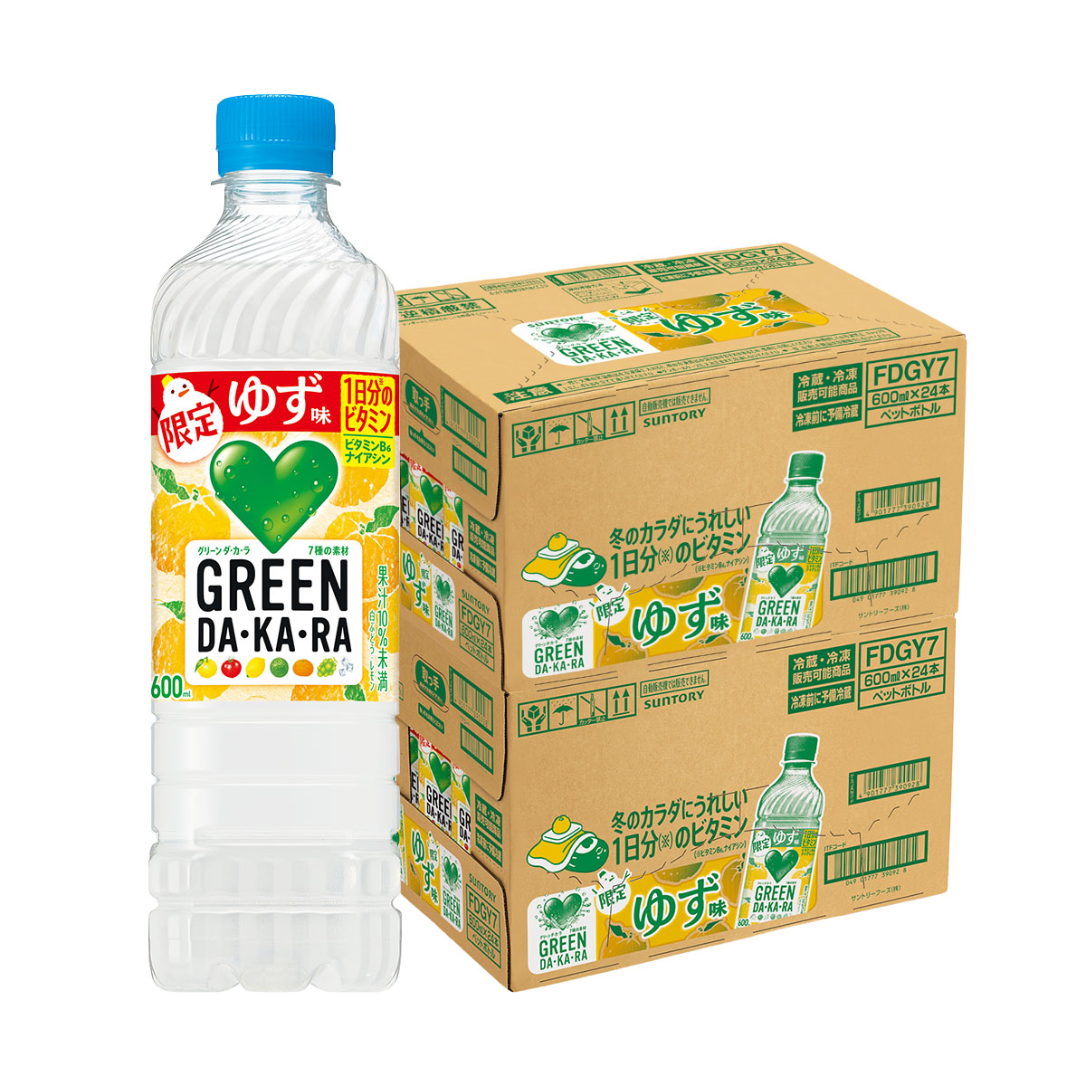ぐりーんだから GREEN DA・KA・RA 【壱セール】「24本」 グリーンダカラ 600ml ×24本×1