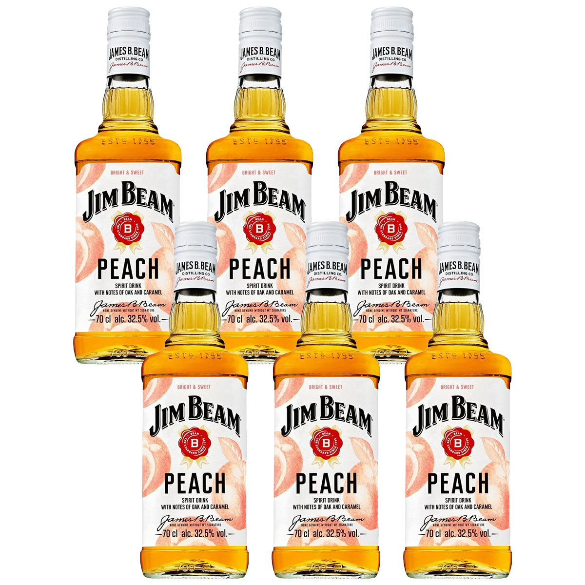 【送料無料】 サントリー ジムビーム ピーチ 32度 700ml×6本 【本州(一部地域を除く)は送料無料】 SUNTORY'S WHISKY Jim Beam バーボン リキュール