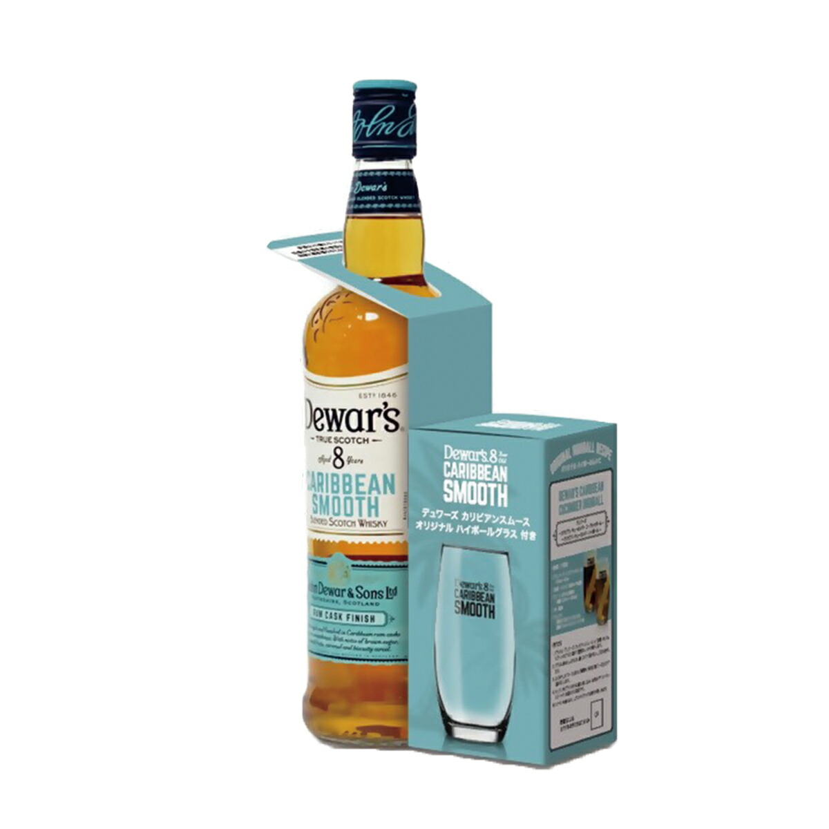 楽天市場】他店と違って新品箱付 デュワーズ カリビアンスムース 8年
