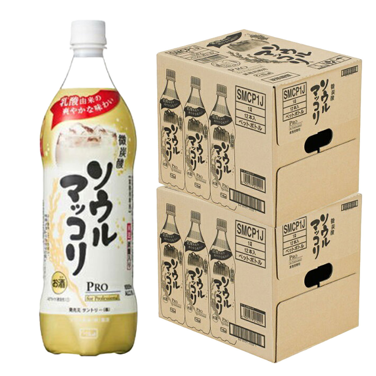【モバイルユーザー限定先着最大3900円OFF】【送料無料】 サントリー ソウルマッコリ 1000ml 1L×24本 【北海道・沖縄県・東北・四国・九州地方は必送料がかかります】