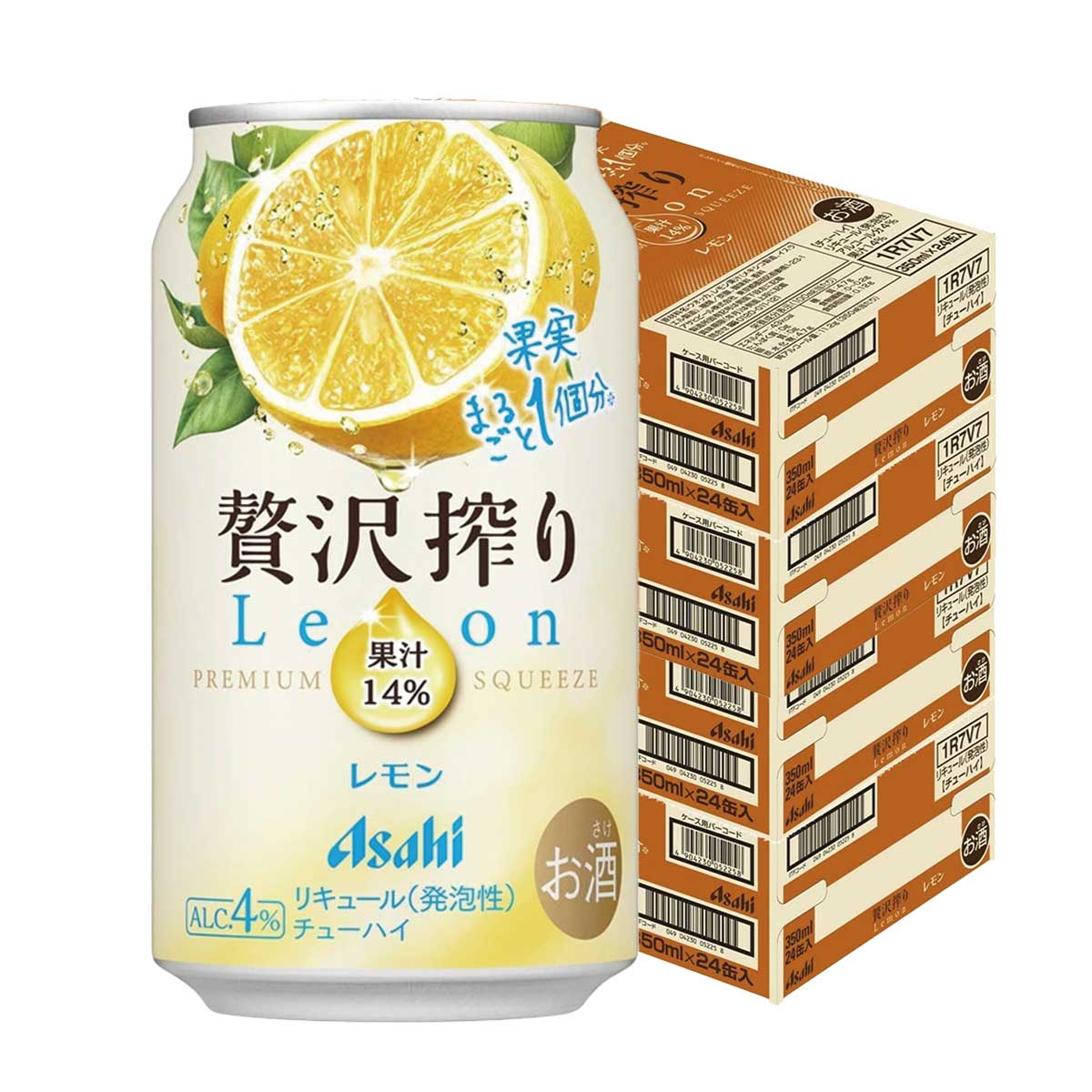 【モバイルユーザー限定先着最大3900円OFF】【最強配送】【送料無料】アサヒ 贅沢搾り レモン 350ml×4ケース/96本【北海道・沖縄県・東北・四国・九州地方は必ず送料がかかります】