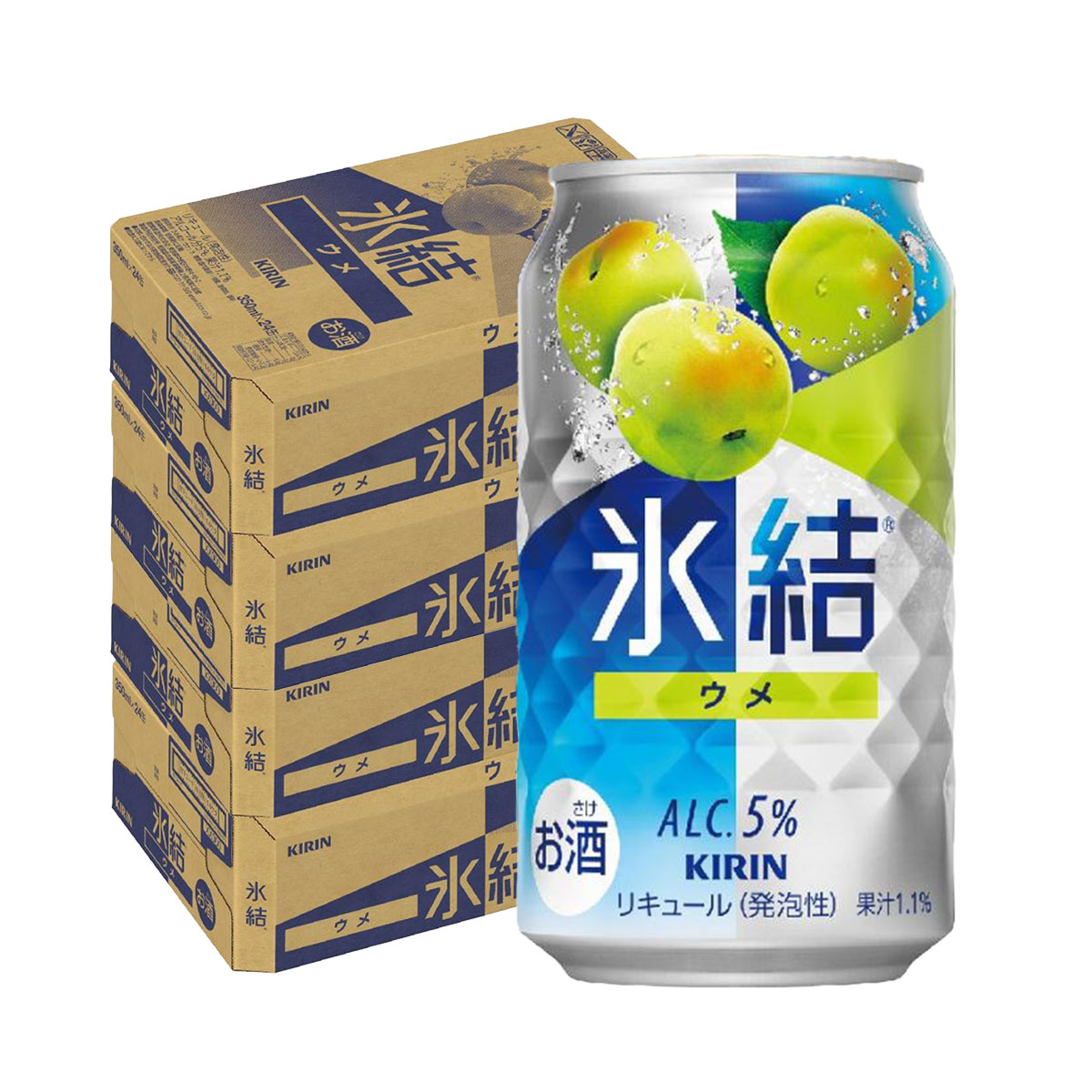【モバイルユーザー限定先着最大3900円OFF】【最強配送】【送料無料】 キリン 氷結 ウメ 350ml×4ケース/96本 【本州(一部地域を除く)は送料無料】