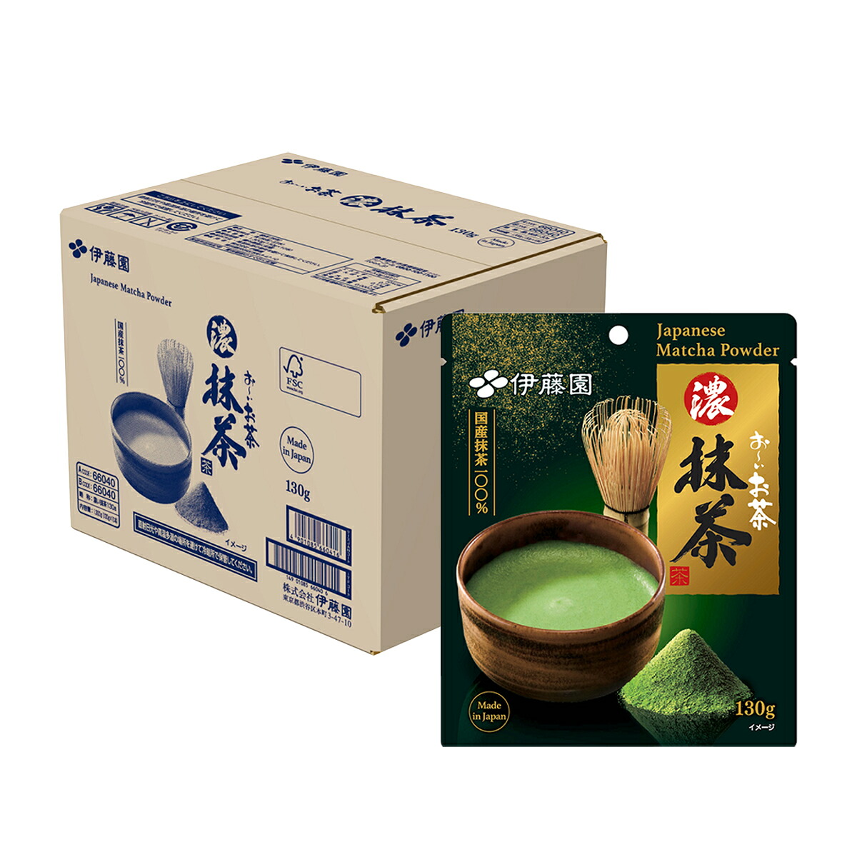 【送料無料】 伊藤園 おーいお茶 濃い抹茶 130g×10本 抹茶 緑茶
