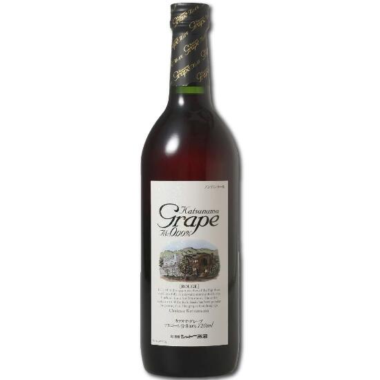 【送料無料】 シャトー勝沼 カツヌマグレープ 赤 720ml 12本 【ご注文は12本まで一個口配送可能】