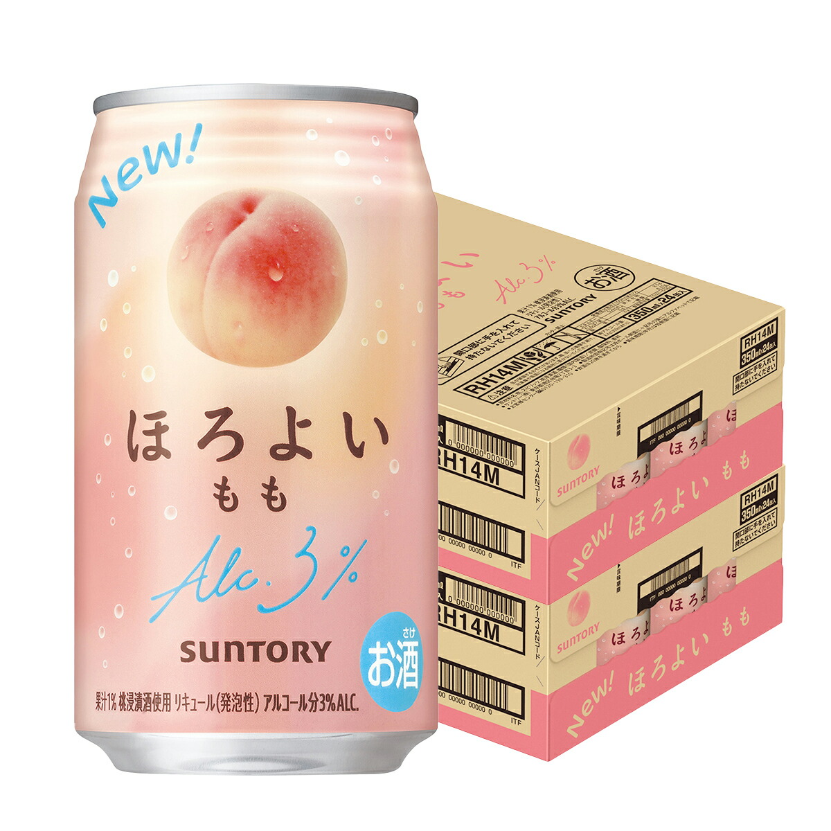 【最強配送】【送料無料】 サントリー ほろよい もも 350ml×2ケース/48本 【一部地域送料無料対象外】
