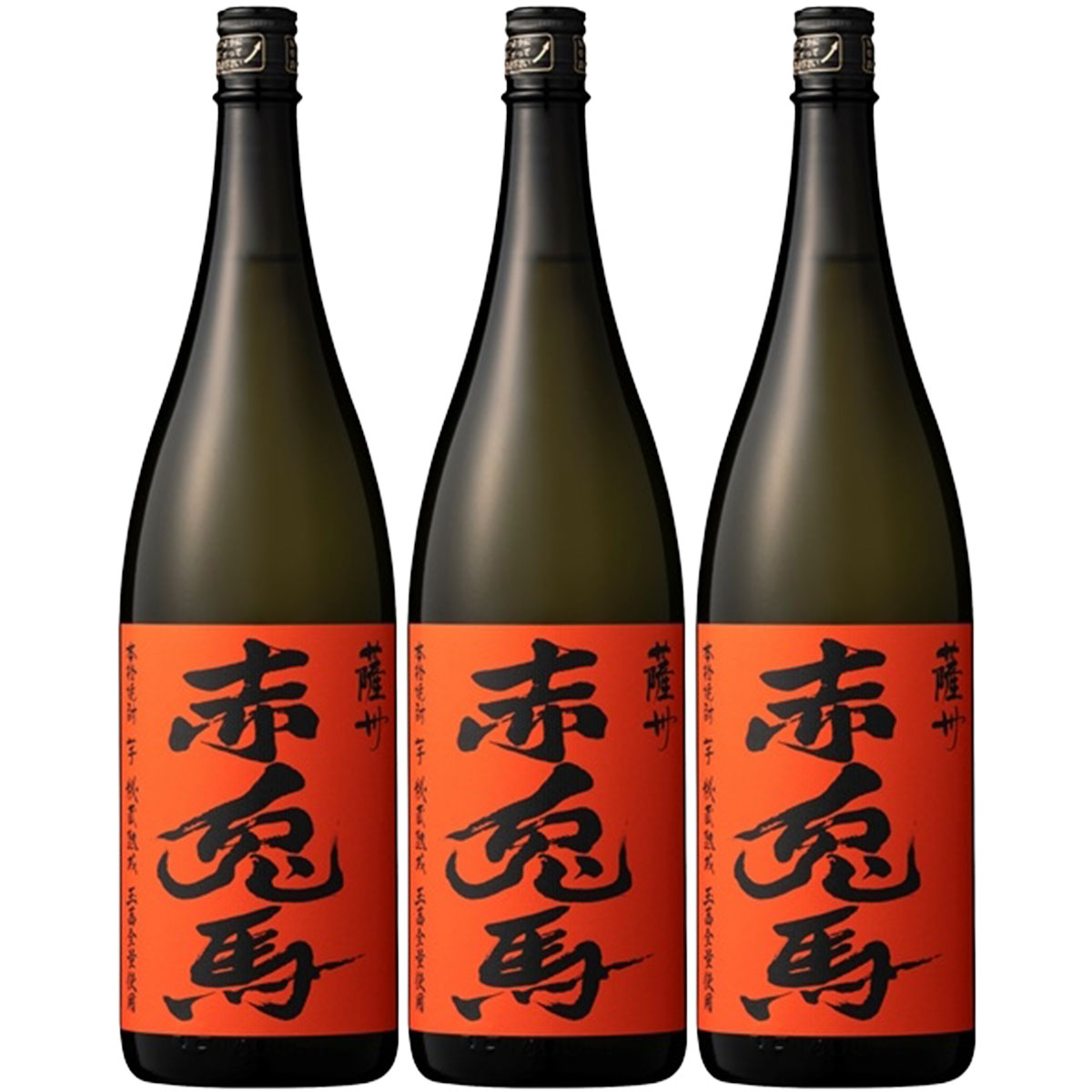 【送料無料】濱田酒造 本格芋焼酎 薩州 赤兎馬 せきとば 玉茜 25度 1.8L 1800ml 3本【北海道・沖縄県・東北・四国・九州地方は必ず送料がかかります】｜リカーBOSS 店