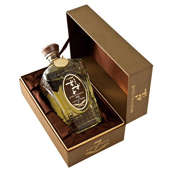 麦焼酎 銀座のすずめ aged7years 33度 720ml 【八鹿酒造 大分県 麦 本格焼酎 ギフト 贈り物 父の日】