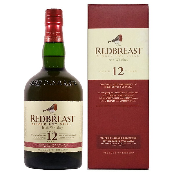 RED BREAST 15年 シングルポットスティルウイスキー 700ml レッドブレスト15年 シングルポットスチル アイリッシュ