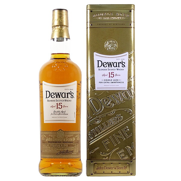 デュワーズ 15年 40度 750ml［正規品］ 【Dewar’ｓ スコットランド ブレンデッド スコッチ ウイスキー】