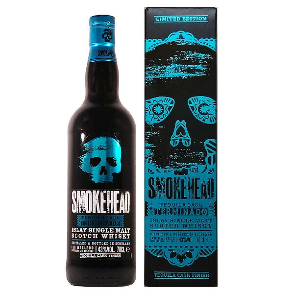 スモークヘッド テキーラカスク テルミナード 43度 700ml［並行輸入品］【SMOKEHEAD スコットランド シングルモルト スコッチ ウイスキー アイラ モルト】｜リカーショップ ソノマ