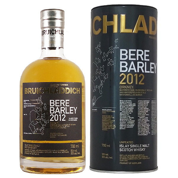 ブルイックラディ ベアバーレイ 2012［正規品］50度 700ml【スコットランド シングルモルト スコッチ ウイスキー アイラ】｜リカーショップ ソノマ
