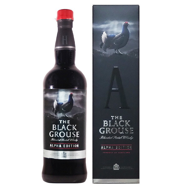 フェイマスグラウス ブラックグラウス アルファ エディション 40度 700ml［並行輸入品］ 【ブレンデッド スコッチ ウイスキー スコットランド】