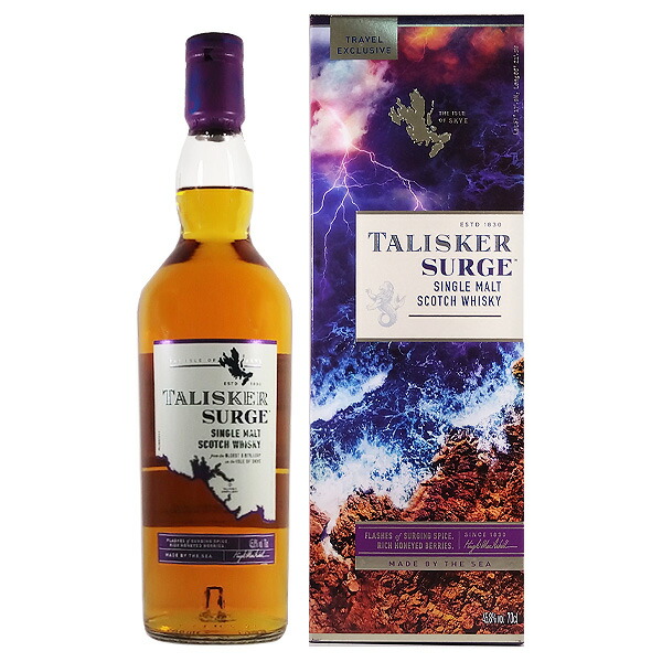 タリスカー サージ 45.8度 700ml［並行輸入品］ 【TALISKER スコットランド アイランズ シングルモルト スコッチ ウイスキー】 7,739円