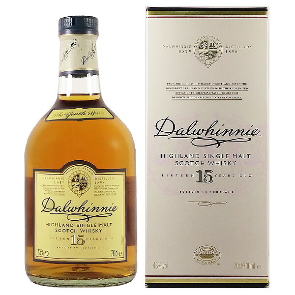 【箱付き】ダルウィニー 15年 43度 700ml［並行輸入品］ 【スコットランド スコッチ シングルモルト ハイランド】